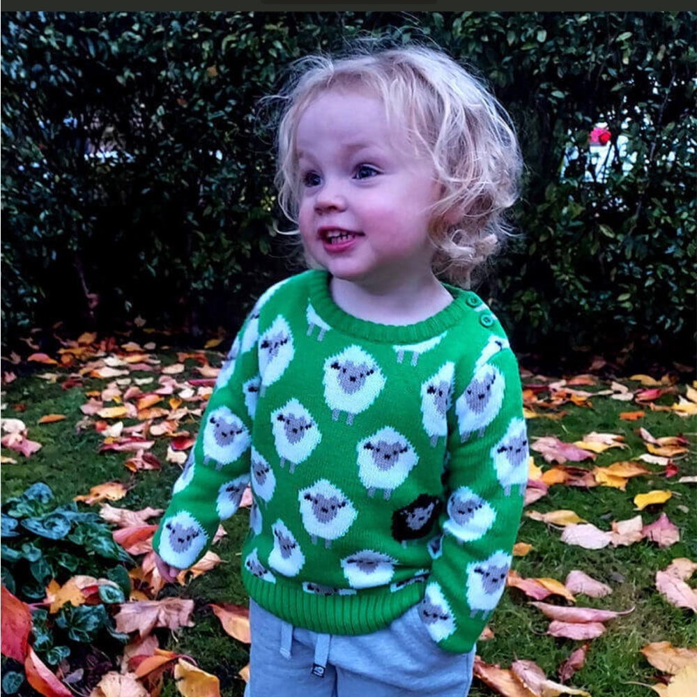 Traditional Crafts Ltd Children’s Black Sheep Knit Sweater